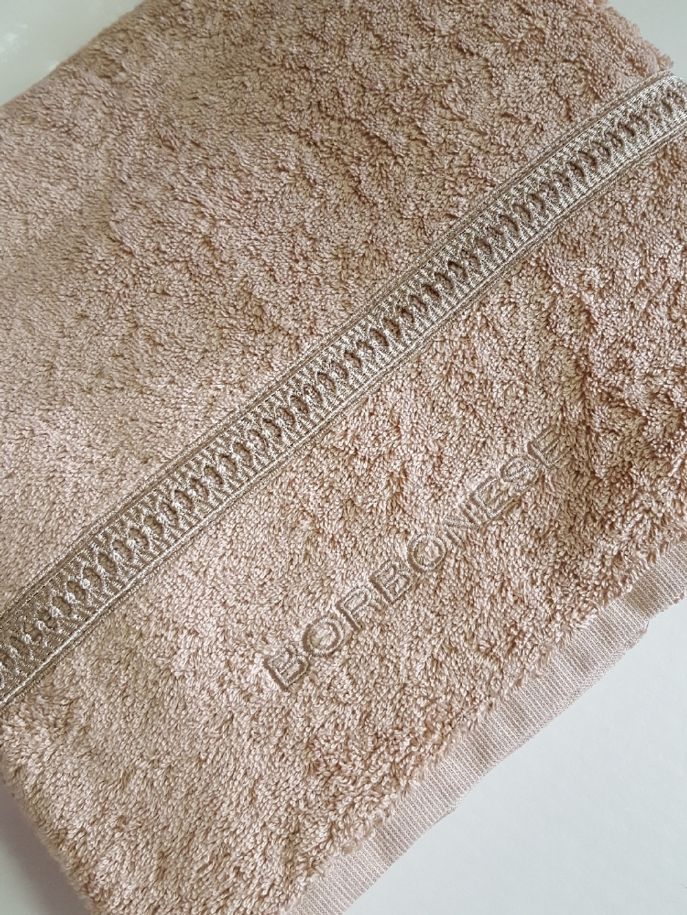 Набор полотенец 2шт Borbonese Epoque 51111 Sabbia светлый бежевый