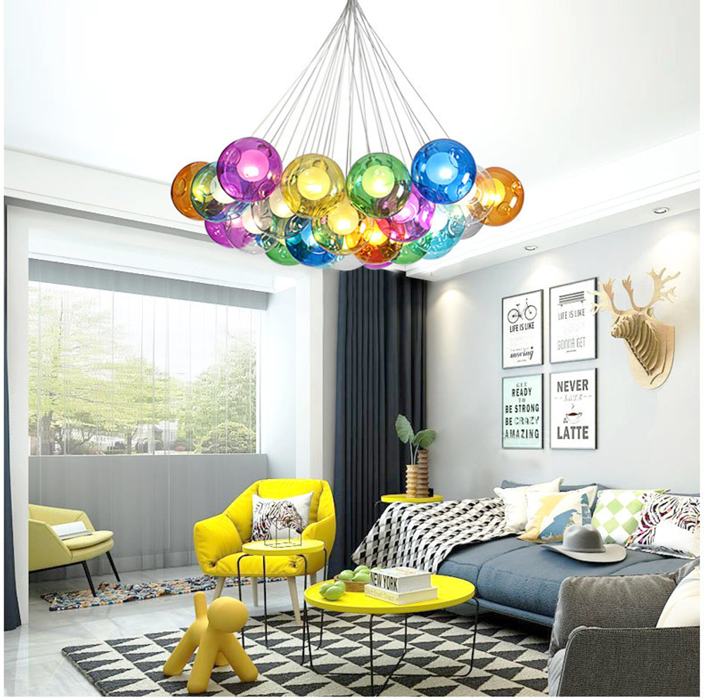 Pendant design lamp  28.19 by Bocci (Multicolored)