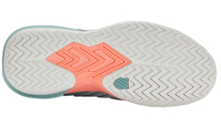 Женские Кроссовки теннисные K-Swiss Ultrashot 3 - blanc de blanc/nile blue/desert flower