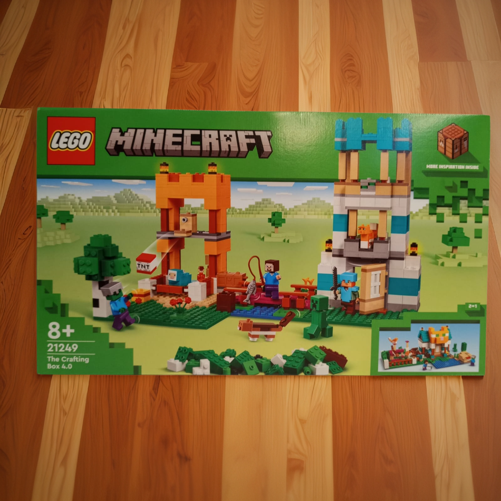 LEGO Minecraft 21249 «Ящик для крафта 4.0» — ресурсы и креативное строительство