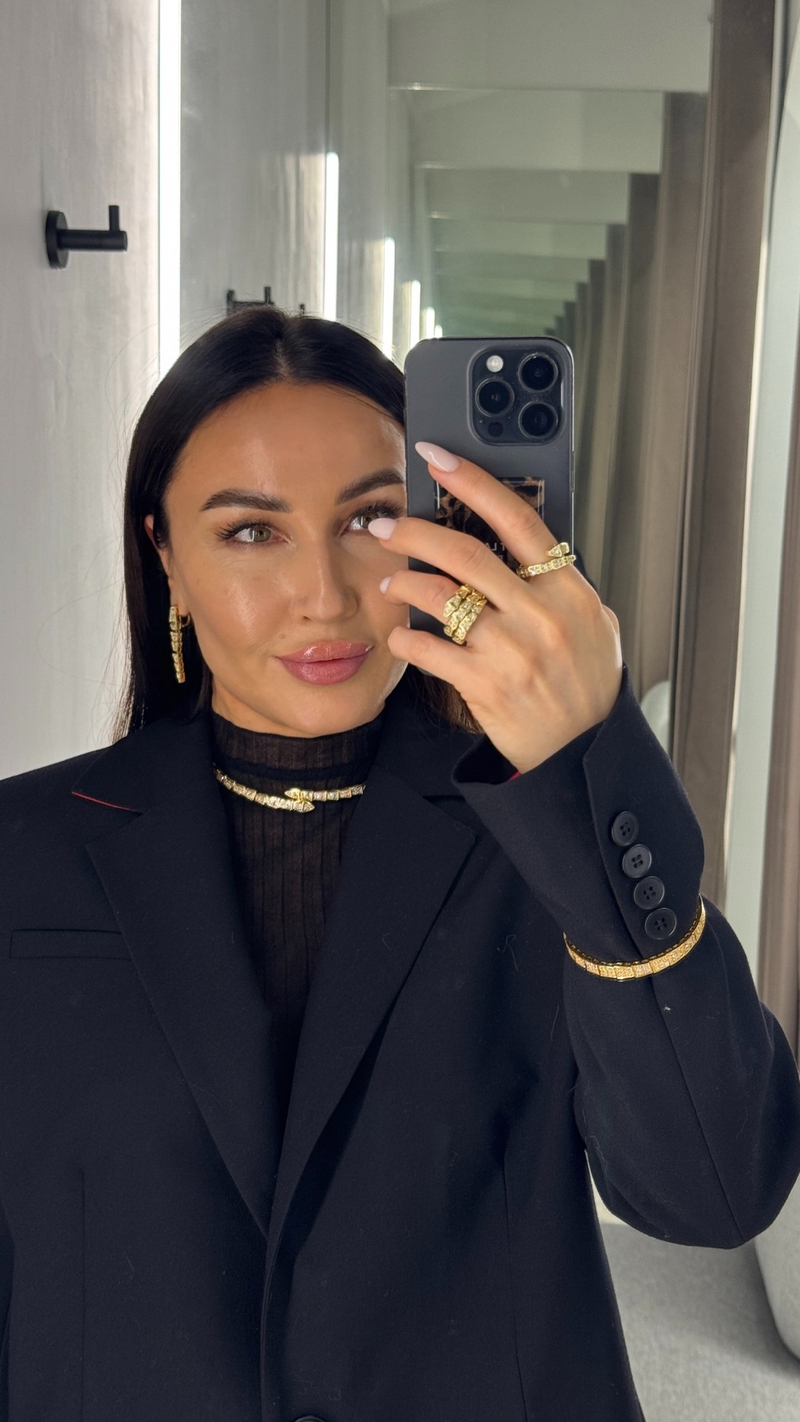 Колье ЗМЕЯ lemon gold