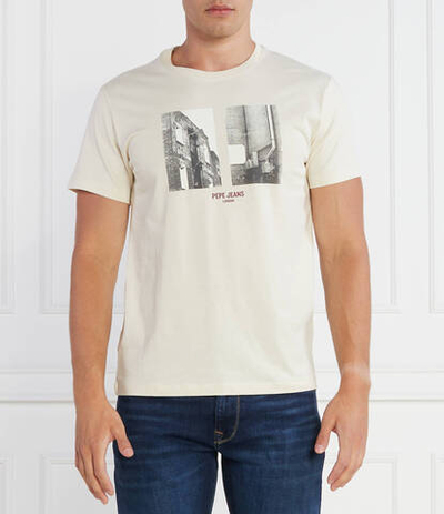 Футболка WORTH Pepe Jeans London - кремовый(PM508956)