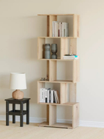 Стеллаж напольный Фаллет 5 полок 60х30х177 см, дуб сонома