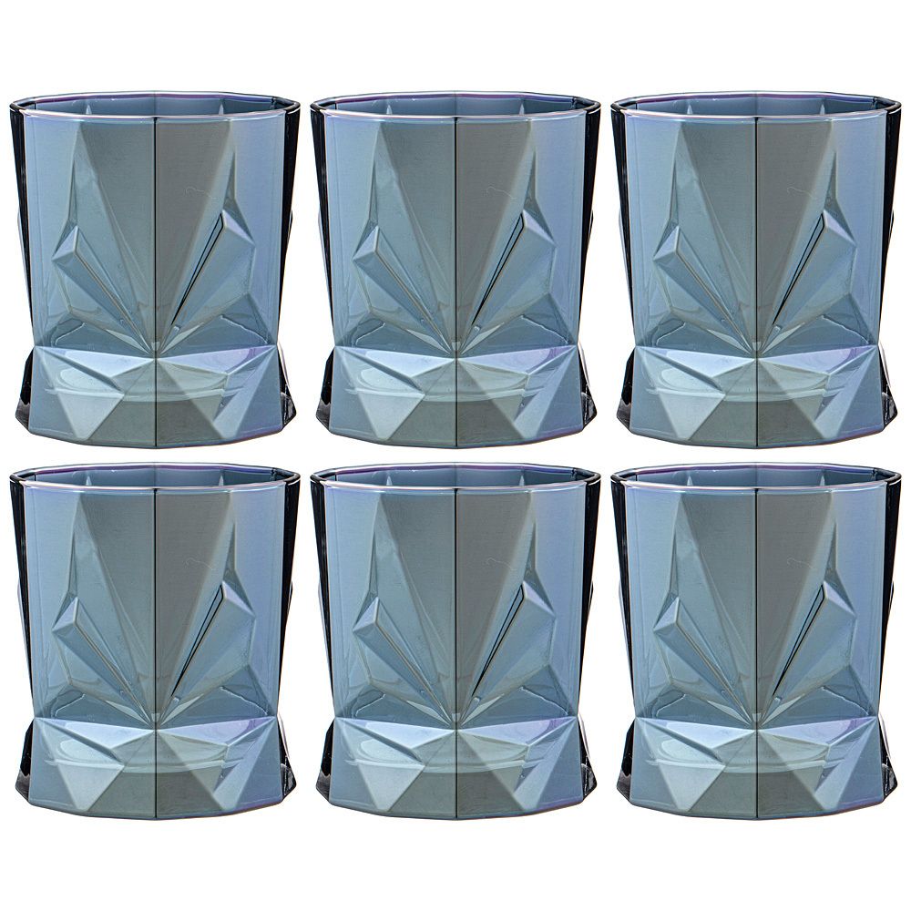 НАБОР СТАКАНОВ ИЗ 6-ТИ ШТ. "ROCH" БЛЮБЕРРИ 340 МЛ 8,5*8,5*9,5СМ