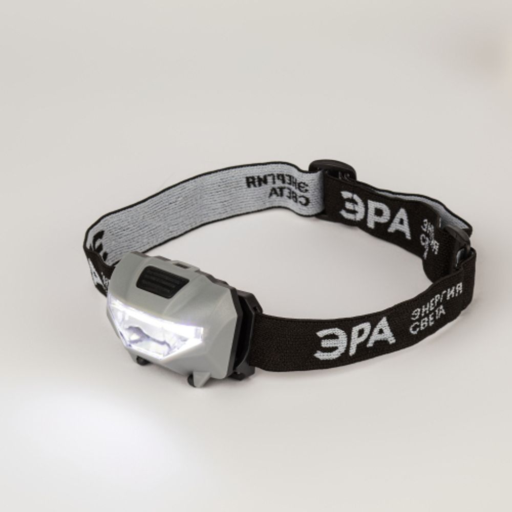 Фонарь налобный светодиодный ЭРА GA-505 Блэкджек аккумуляторный мощный яркий 3 режима | Налобные фонари