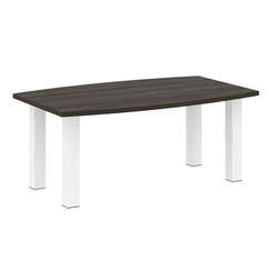 Yalta Стол переговорный LT.SP-3 Дуб Мали/Металл Белый 1800*1100*750