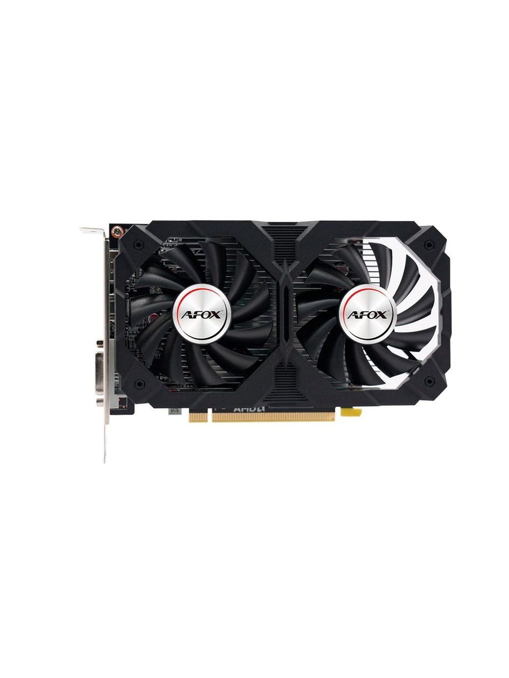 Видеокарта AFOX RX550 4GB GDDR5 128bit DVI DP HDMI 2FAN RTL (AFRX550-4096D5H2-V4)