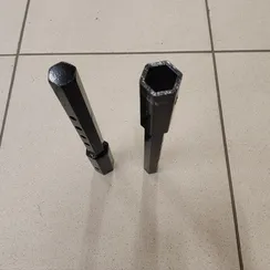 Удлинители осей к мотоблоку (шестигранник, 23 мм)