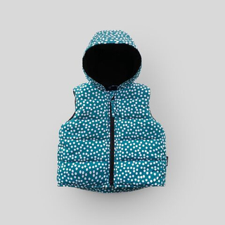 Жилет (точки на синем)