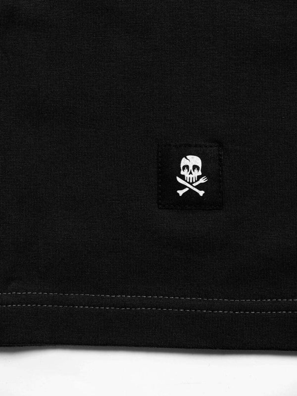 Футболка с карманом черная - фото 4