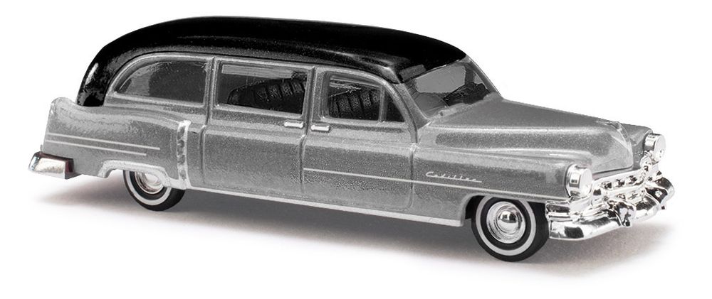 Автомобиль Cadillac&#39;52 Station Wagon, серебрянный (H0)