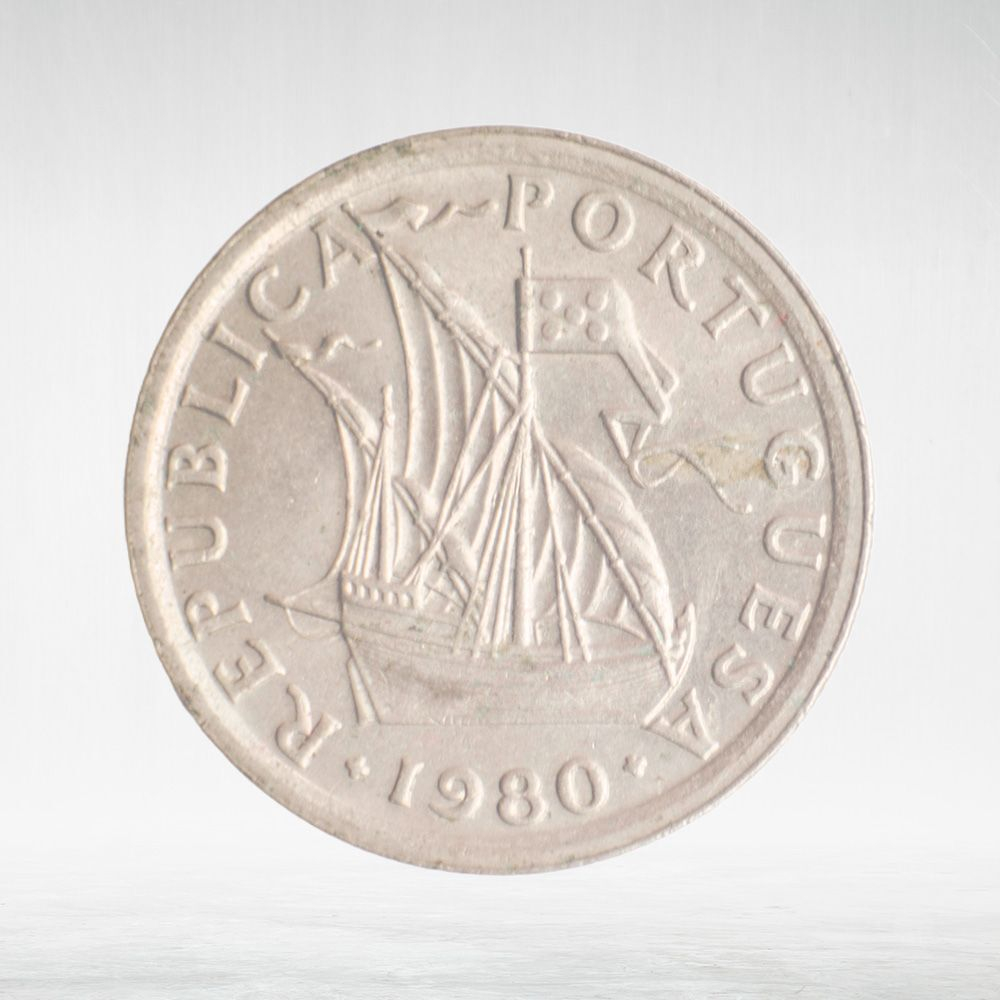 Portugal, 2.50 Escudos, 1980, VF