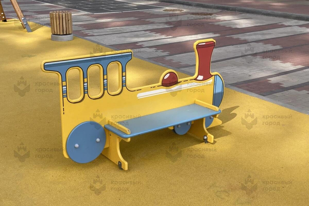 Скамья Паровоз