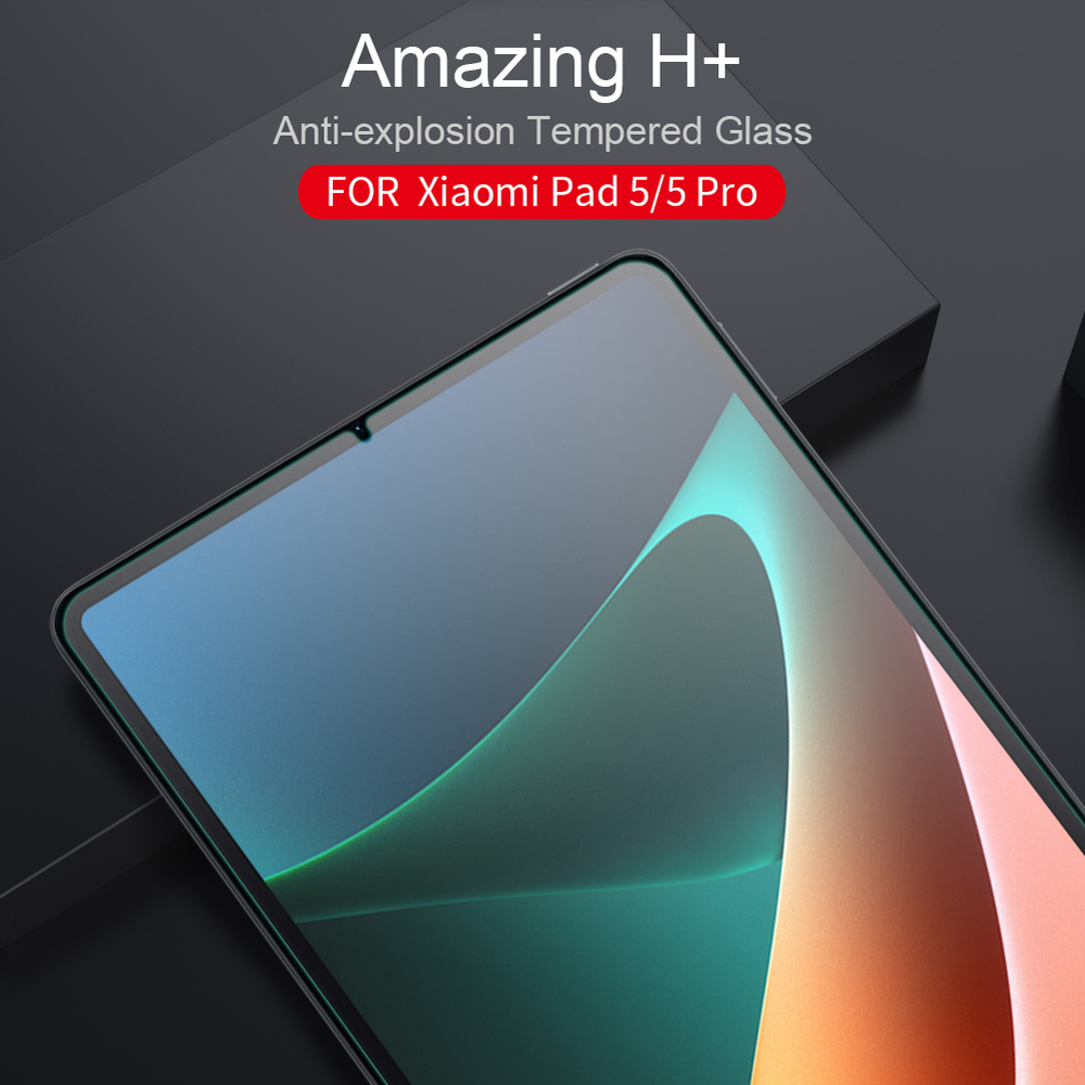 Антибликовое закаленное стекло от Nillkin для планшета Xiaomi Pad 5 и Pad 5 Pro, толщина 0,3мм, серия Anti-Explosion Glass Screen Protector
