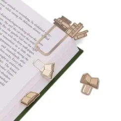 Bookminders Brass Page Markers - Tumbling Books