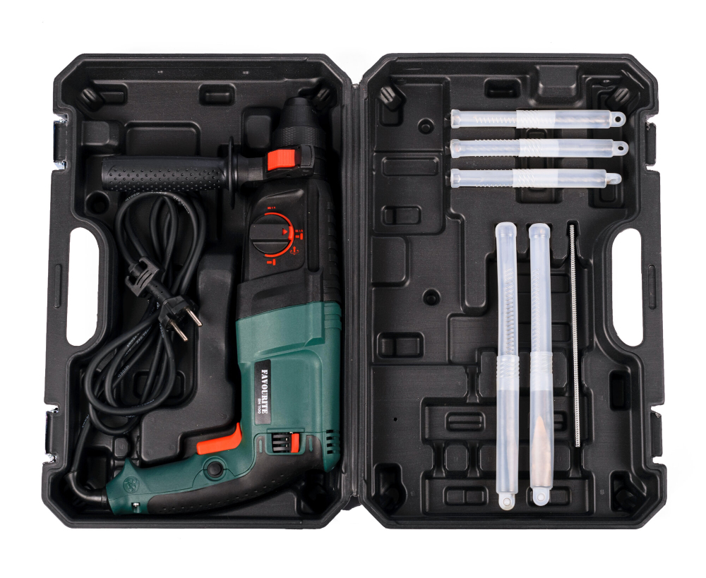 Перфоратор гориз FAVOURITE RH 1100 1100Вт,3реж,3,5Дж,SDS+ 0-4000уд/мин,0-900об/мин (104101100)