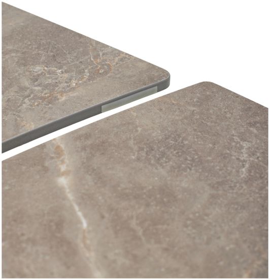Стол BALDE 140 MATT LATTE STONE SOLID CERAMIC / TAUPE