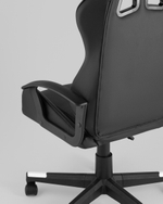 Кресло спортивное TopChairs Warden черно-белый