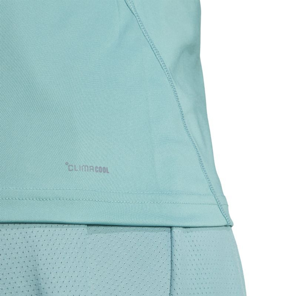 Женский топ теннисный Adidas Tennis Club Climacool - powder teal