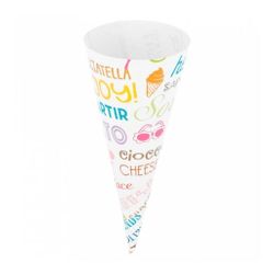 Конус для мороженого   4,1*10,4 см, бумага, 2000 шт/уп, Garcia de PouИспания