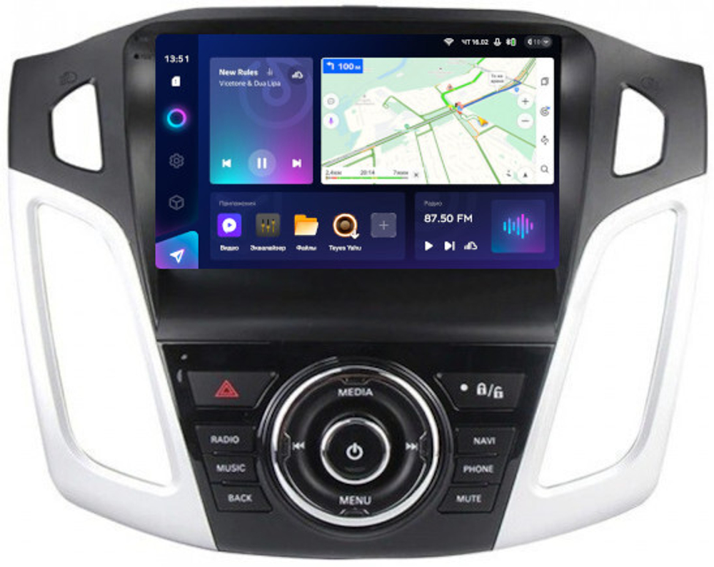 Магнитола для Ford Focus 3 2011-2019 - Teyes CC3-2K QLed Android 10, ТОП процессор, SIM-слот, CarPlay