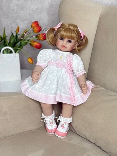 Кукла Реборн мягконабивная 45см (FA-935A1)