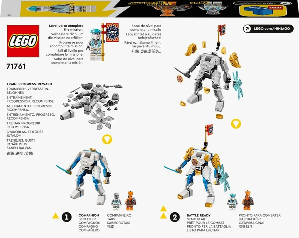 Конструктор LEGO Ninjago 71761 Могучий робот ЭВО Зейна