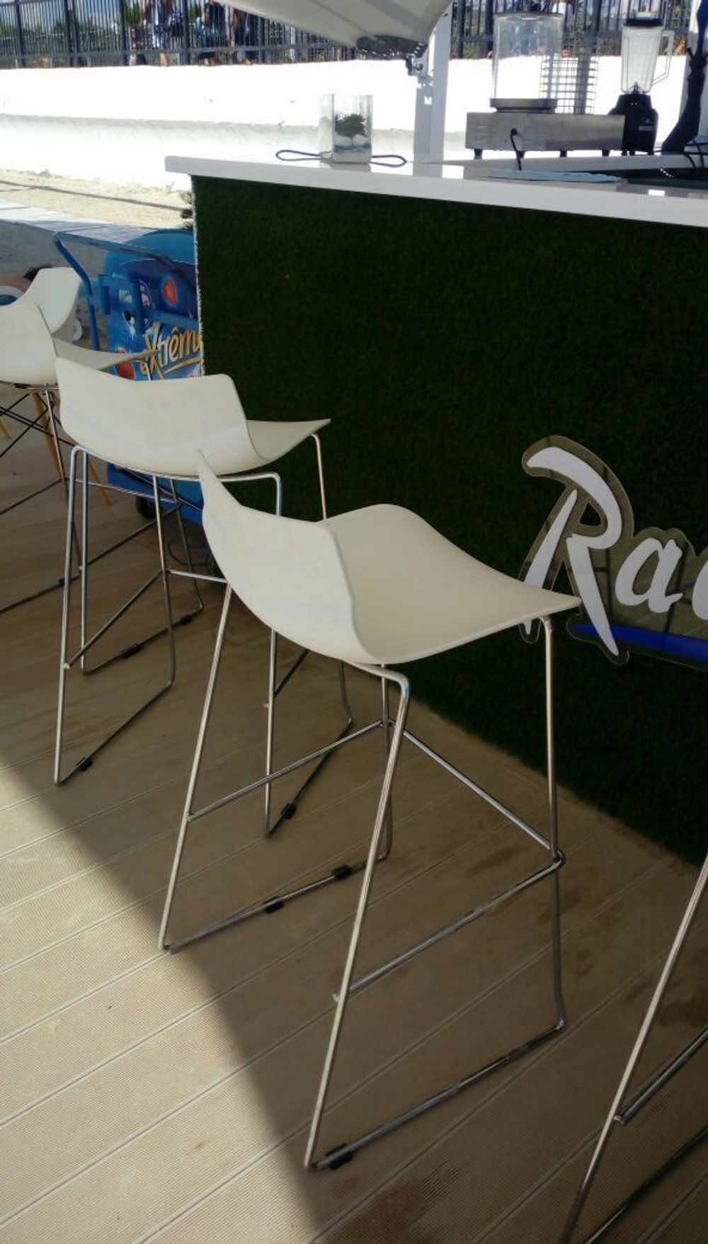 Стул барный LEAF-06 белый