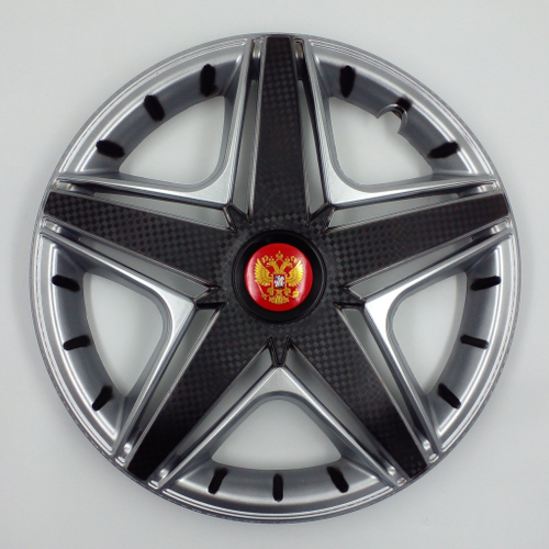 Колпаки на колеса с эмблемой Герб России R16 4 шт