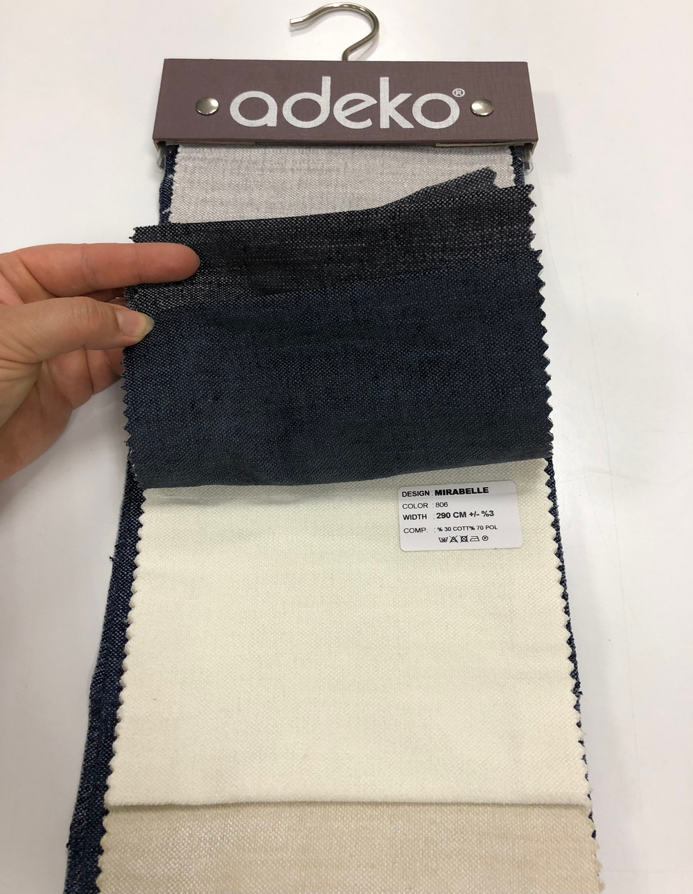 Портьерная ткань Adeko арт. Mirabelle (высота 290 см, Турция)