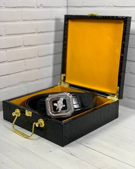 Ремень Stefano Ricci из кожи крокодила