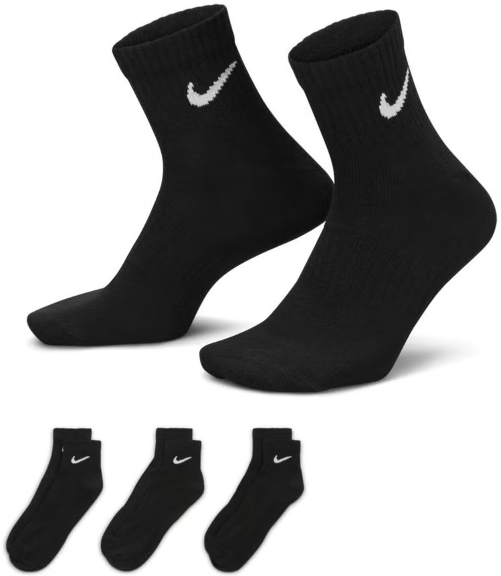 SX7677-010 НОСКИ U NK EVERYDAY LTWT ANKLE 3PR