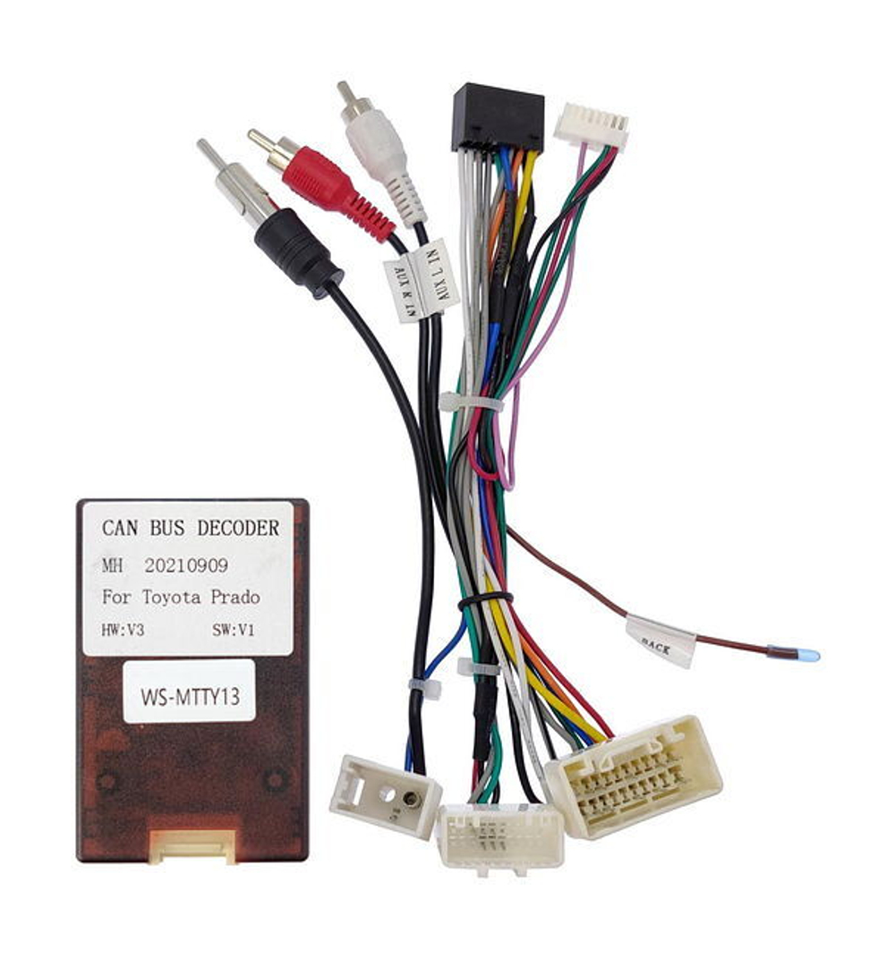 Комплект проводов Toyota 2003-2013 (основной, антенна, мультируль, CAN, AMP) WS-MTTY13