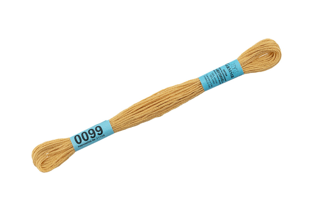 Мулине "Gamma" , 100% хлопок, 8 м, №0099