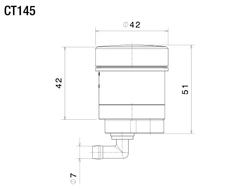 Rizoma Расширительный бачок Pure средний CT145