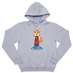 Толстовка "Корги обедает"