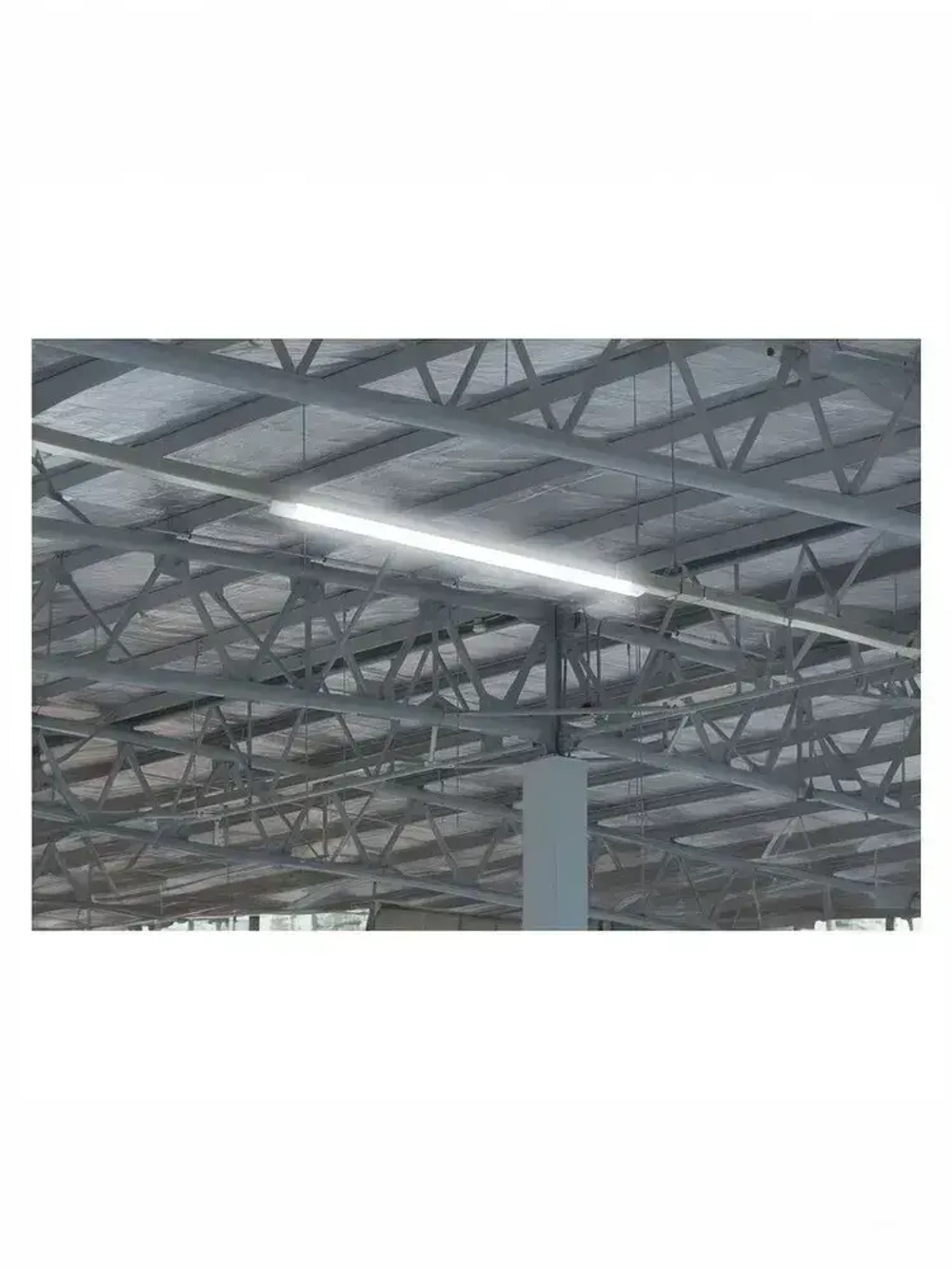 Светильник влагозащищенный линейный светодиодный уличный настенно потолочный IP65 1200мм 45W 4000K