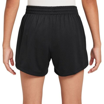 Шорты для мальчика теннисные Nike Boys Dri-FIT Multi Split - черный/черный/серебристый со светоотражающим эффектом