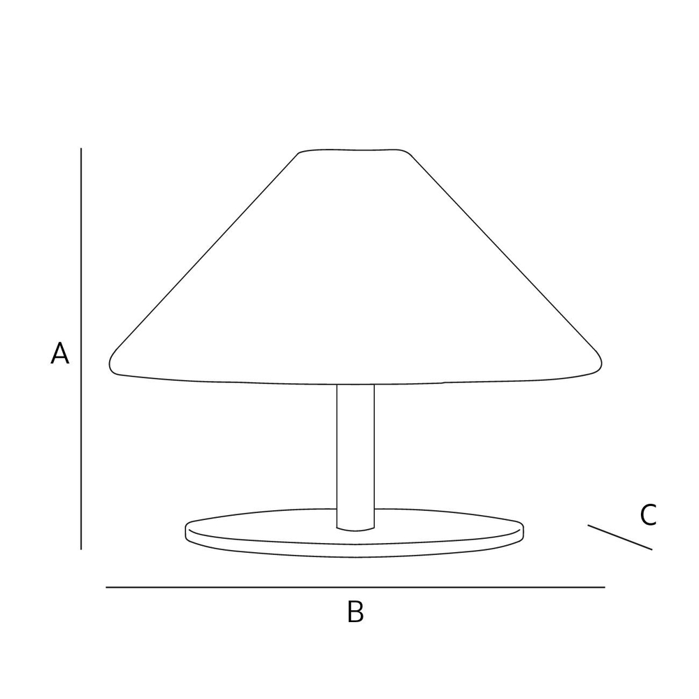 Zara Home Настольная лампа, цвет экрю, 12.3 см