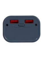 Внешний портативный аккумулятор CRR-29, 20000 мАч, 2USB, 3 А