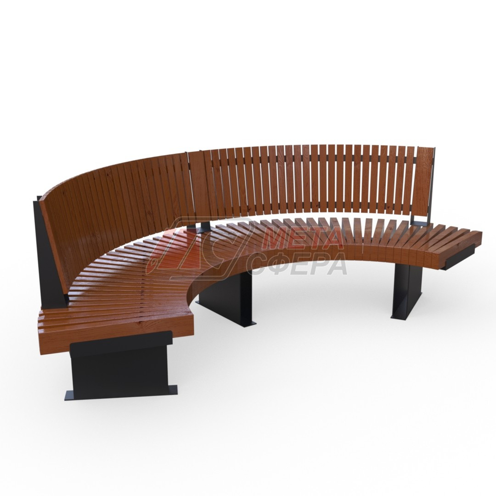 Скамейка Rail Road 03 внутренний радиус
