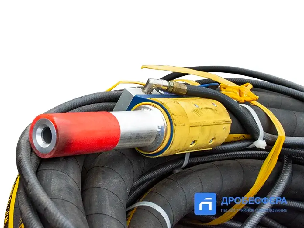 Рукав напорный ДУ32 - 10 метров с дистанционным управлением без сопла арт. АСО-150.28.00.000