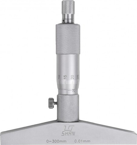 Глубиномер микрометрический SHAN ГМ 300 мм 0,01 351302
