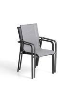 Уличный стул Canea из графитового алюминия