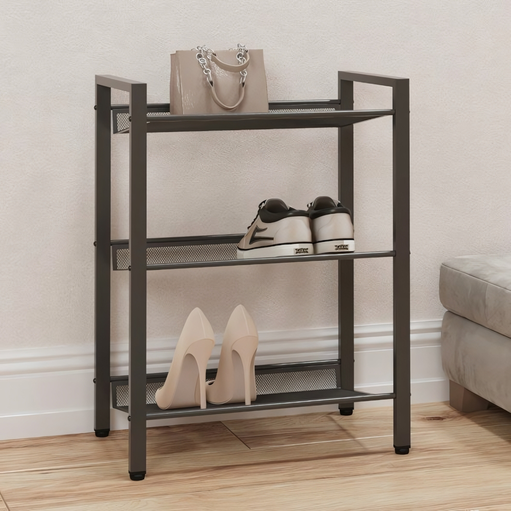 Подставка для обуви 3-х полочная "ТОРОНТО 13" 470*265*610 цвет графит