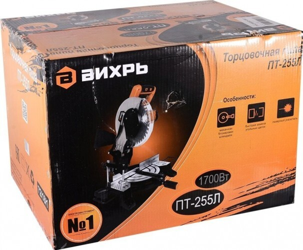 Пила торцовочная сетевая ВИХРЬ ПТ-255Л 72/18/1