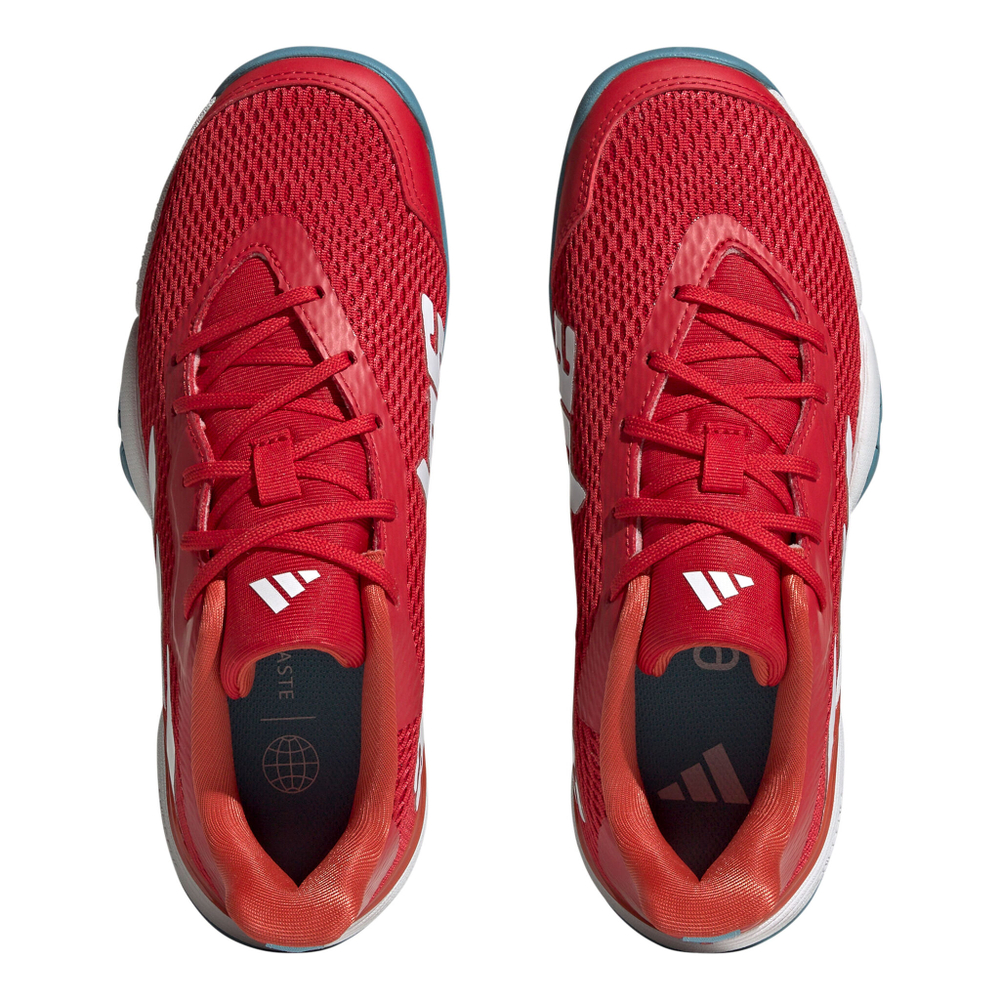 Детские теннисные кроссовки adidas Barricade Kids - Red, White
