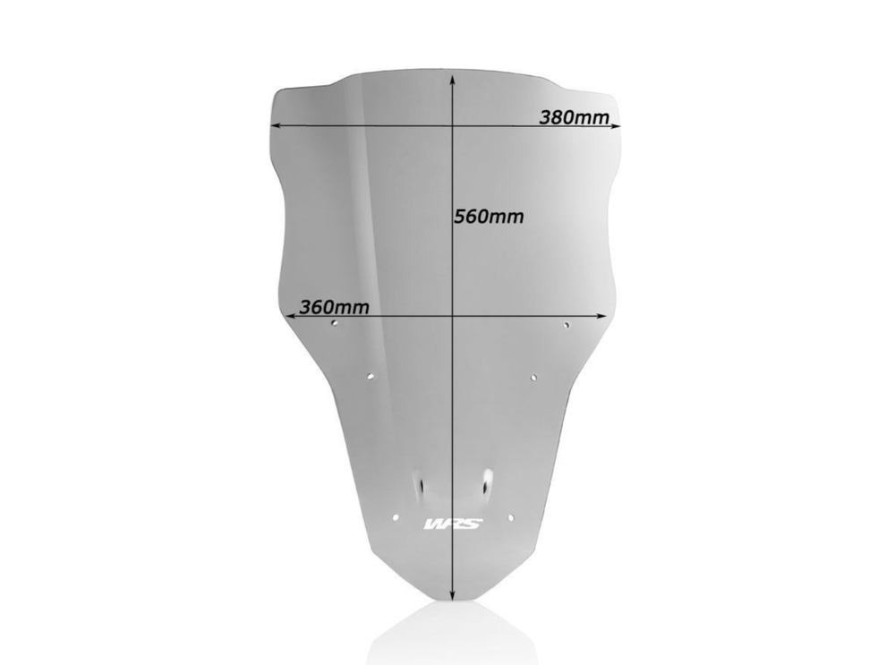 WRS Ветровое стекло Touring Honda Africa Twin CRF 1000 L затемненное HO003F