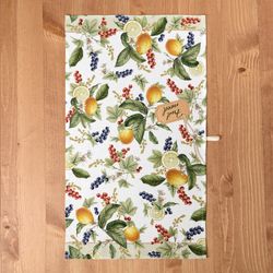 НАБОР ПОЛОТЕНЕЦ ИЗ 2-Х ШТ "FRUIT BASKET",40Х70СМ 100% ХЛОПОК,БЕЛЫЙ,ТВИЛ