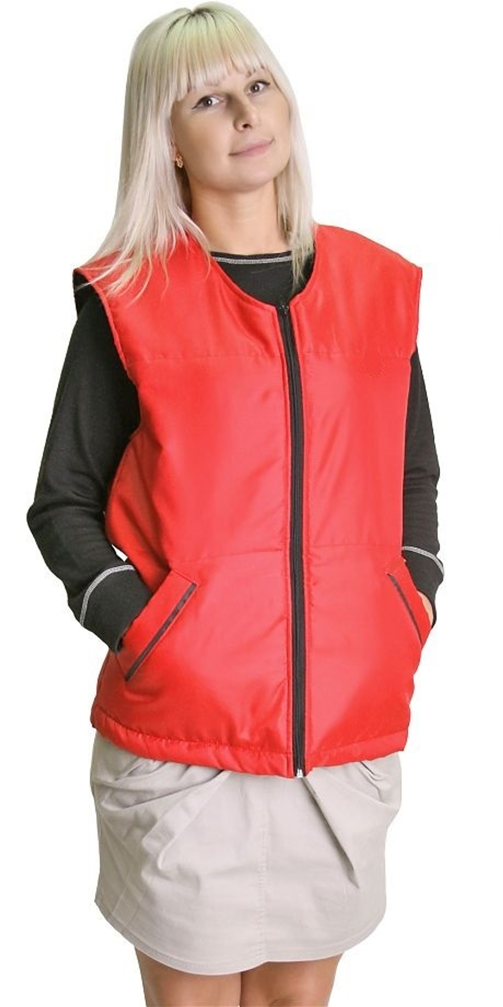 Жилет "Красный" утепленный